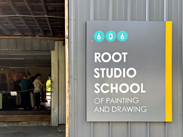 Root Studio School of Painting and Drawing sign